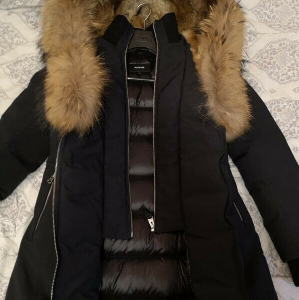 Mackage Kay Down Coat with Fur Hood